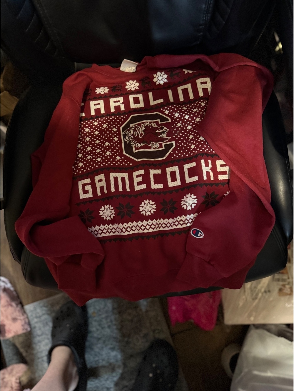 Champion South Carolina Gamecocks Maroon Fleece Sweatshirt Size Small